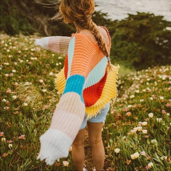 Frayed Multi Sweater - Picture 3 of 8